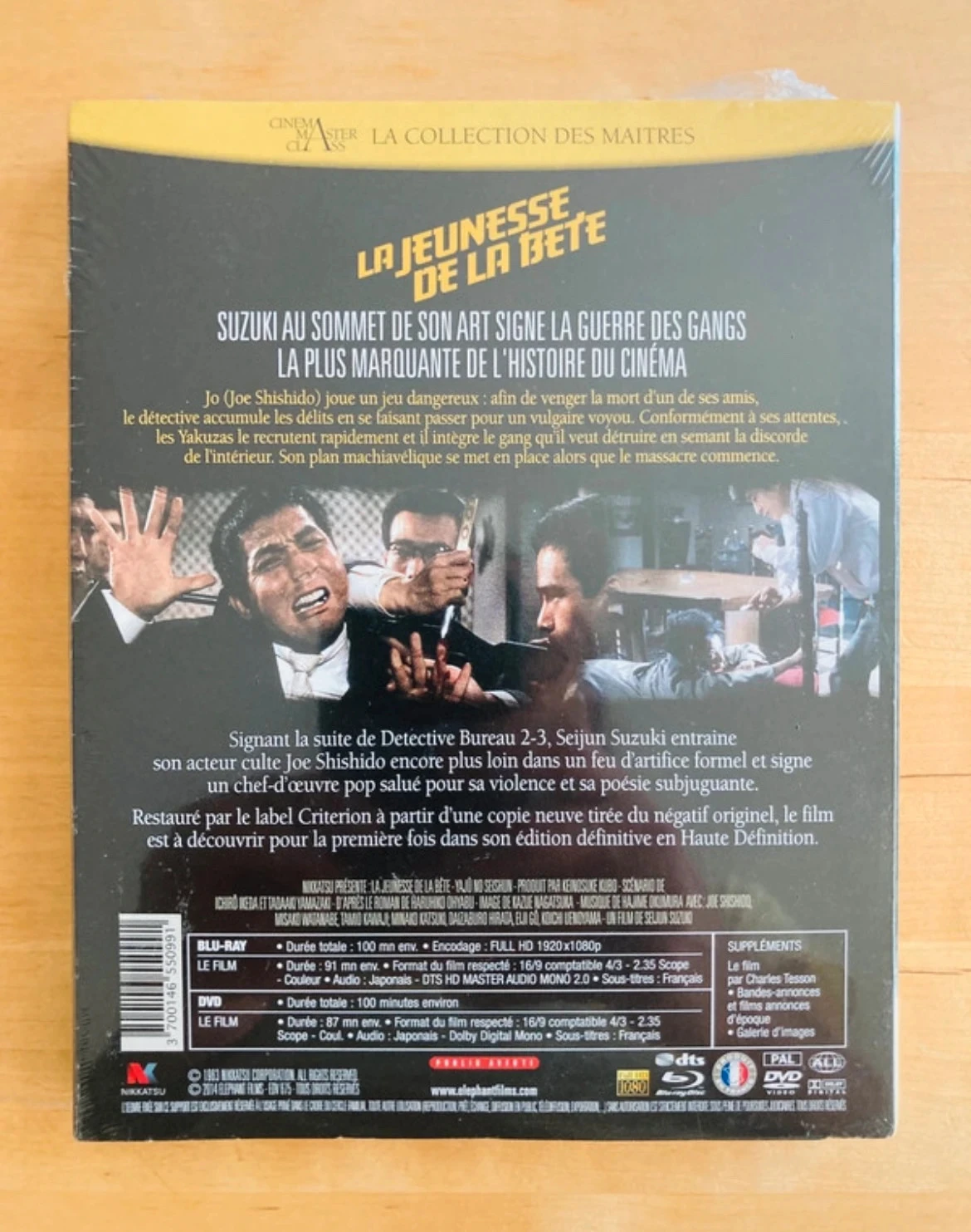 Combo Blu-ray DVD La juventud de la bestia de Seijun Suzuki. – photo 2